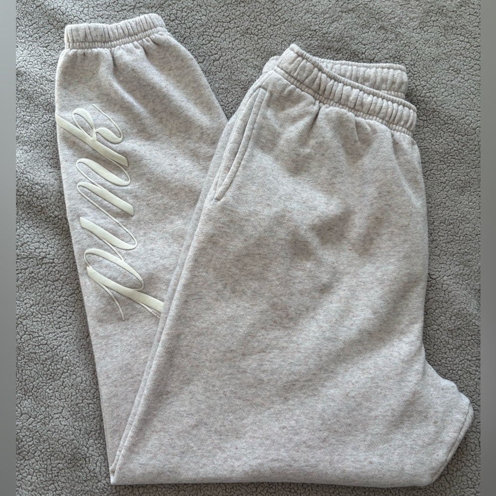 PINK fleece campus sweats